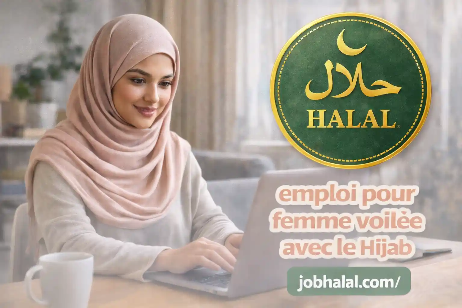 Femme voilée au travail